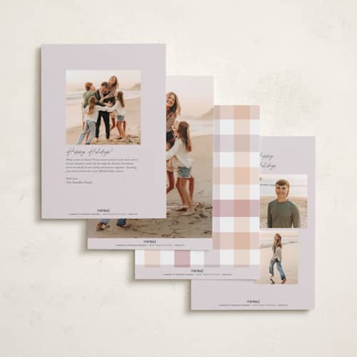 This is a bone holiday photo cards with standard by Hudson meet Rose called helping printing on recycled smooth signature in standard