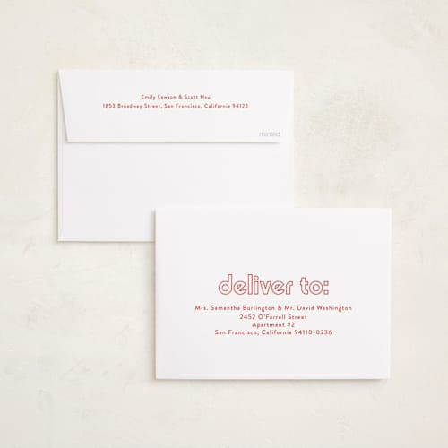 This is a snow holiday photo cards with standard by Annie Holmquist called much joy printing on recycled smooth signature in standard