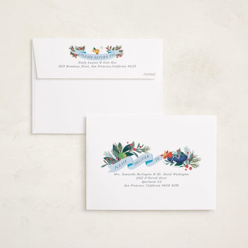 This is a fairy godmother holiday photo cards with standard by Jackie Crawford called disney's cinderella garland printing on recycled smooth signature in standard