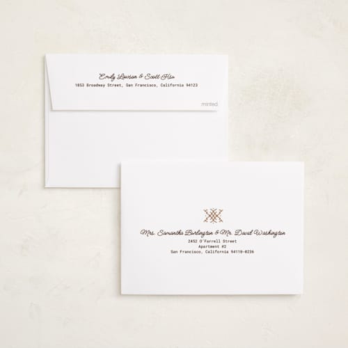 This is a nude holiday photo cards with standard by Inkblot Design called cozy checkers printing on recycled smooth signature in standard