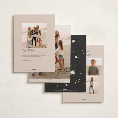 This is a cream holiday photo cards with standard by Kayla King called the good ol' days printing on recycled smooth signature in standard
