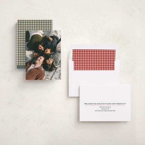 This is a snow holiday photo cards with standard by Studio Suku called notable printing on recycled smooth signature in standard