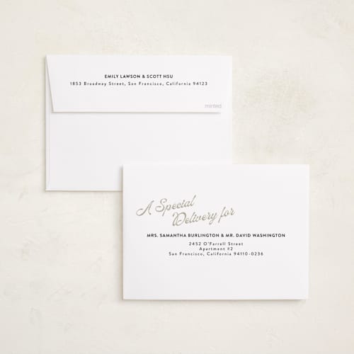 This is a eggnog holiday photo cards with standard by Randi Cirelli called globetrotting greetings printing on recycled smooth signature in standard