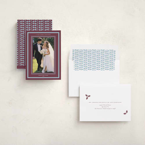 This is a fig holiday photo cards with standard by Alston Foster called holiday reverie printing on recycled smooth signature in standard