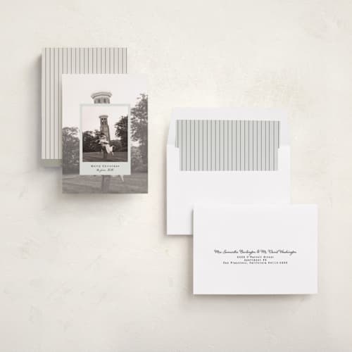 This is a bells holiday photo cards with standard by Bryanna Mehner called polaroid focus printing on recycled smooth signature in standard