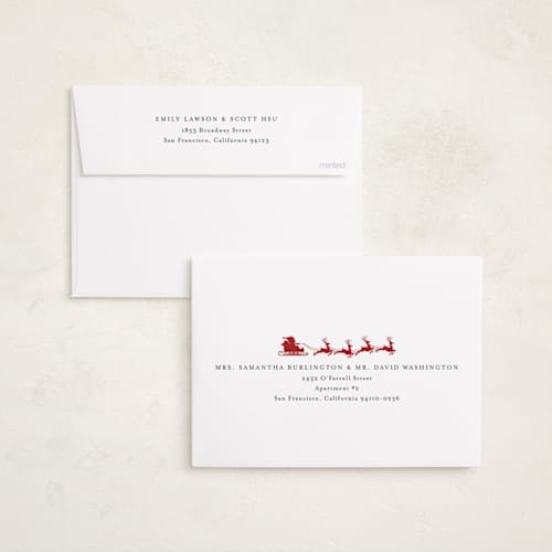 This is a rudolph holiday photo cards with standard by Heather Schertzer called new stop printing on recycled smooth signature in standard
