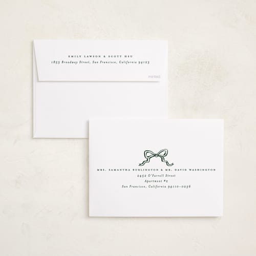 This is a evergreen holiday photo cards with standard by Ekko Studio called christmas coquette printing on recycled smooth signature in standard