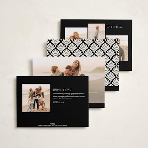 This is a ink holiday photo cards with standard by Ekko Studio called married & bright printing on recycled smooth signature in standard