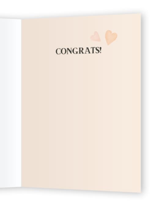 This is a sand anniversary cards with standard by Tatjana Koraksic called furry printing on signature in greeting cards