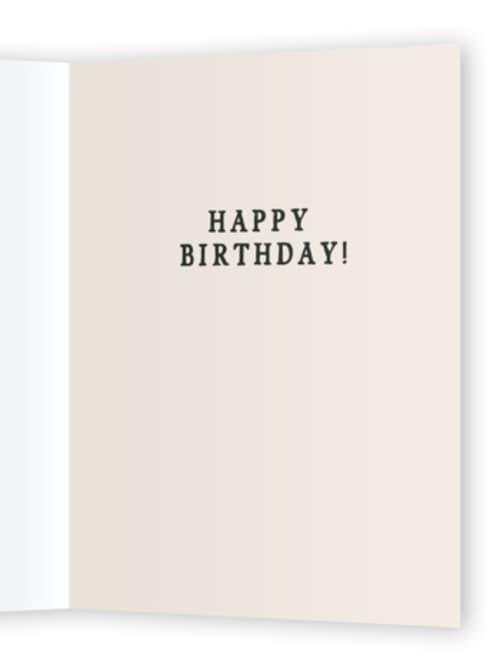 This is a sun birthday cards with standard by Paper Sun Studio called golden sun tarot birthday card printing on signature in greeting cards