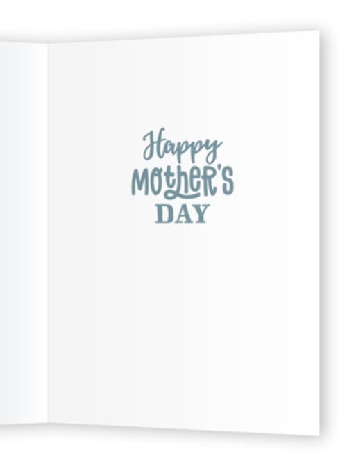 This is a aquamarine greeting cards with standard by Jessie Steury called momma otter printing on signature in greeting cards