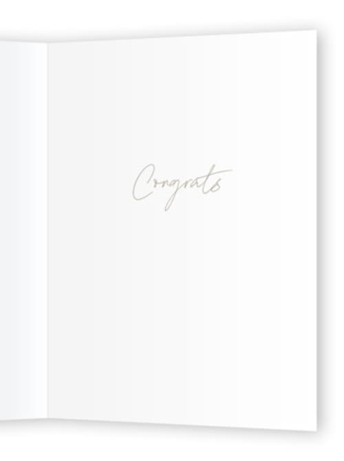 This is a chocolate congratulations cards with standard by Summer Winkelman called yay you! printing on signature in greeting cards