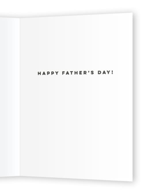 This is a ink fathers day cards with standard by Lehan Veenker called papa and me printing on signature in greeting cards