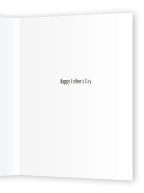 This is a navy fathers day cards with standard by Jaclyn Rae called courtesy laugh printing on signature in greeting cards