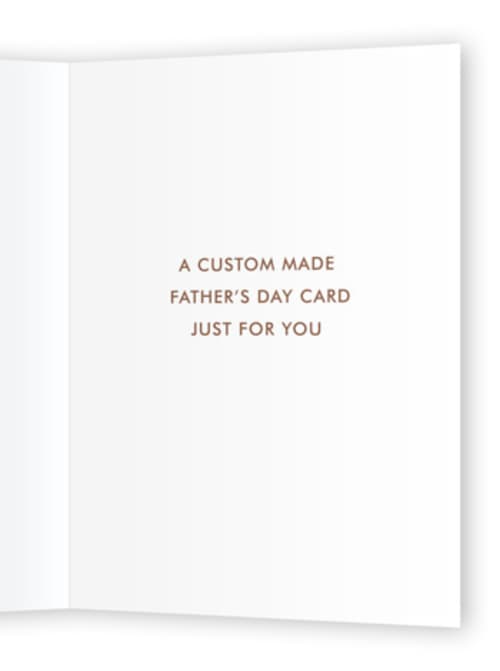 This is a cocoa fathers day cards with standard by Dawn Pope called smart fella printing on signature in greeting cards
