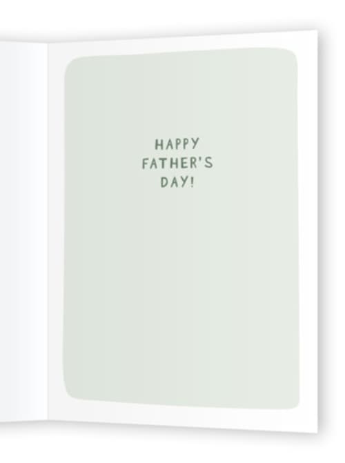 This is a frog fathers day cards with standard by Karidy Walker called toadally the best dad printing on signature in greeting cards