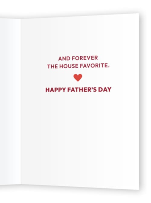 This is a chili fathers day cards with standard by Jess Rosa Beck called top shelf dad printing on signature in greeting cards