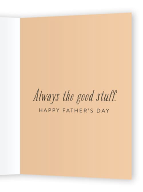 This is a jade fathers day cards with standard by Itsy Belle Studio called top shelf printing on signature in greeting cards