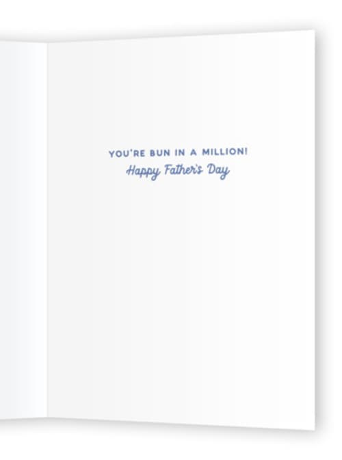 This is a bluebell fathers day cards with standard by Alexandra Cohn called frankly printing on signature in greeting cards