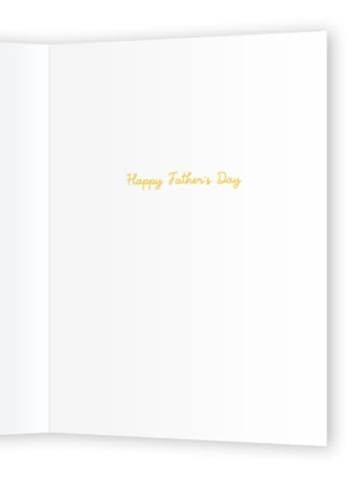 This is a cadmium fathers day cards with standard by mo kelley called mighty alrighty printing on signature in greeting cards