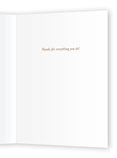 This is a chocolate fathers day cards with standard by Eric Clegg called father's day ribbon printing on signature in greeting cards