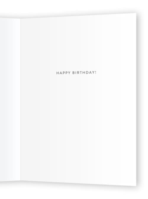 This is a gold birthday cards for him with standard by Magdalena Earnest called hey handsome printing on signature in greeting cards