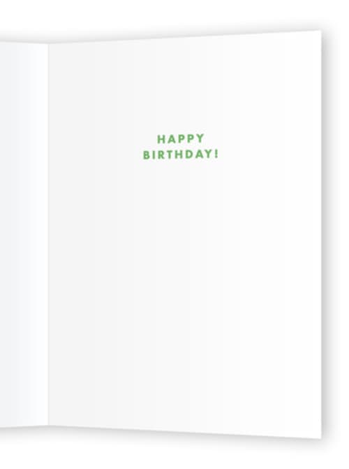 This is a viridian birthday cards for him with standard by mo kelley called let it rip printing on signature in greeting cards