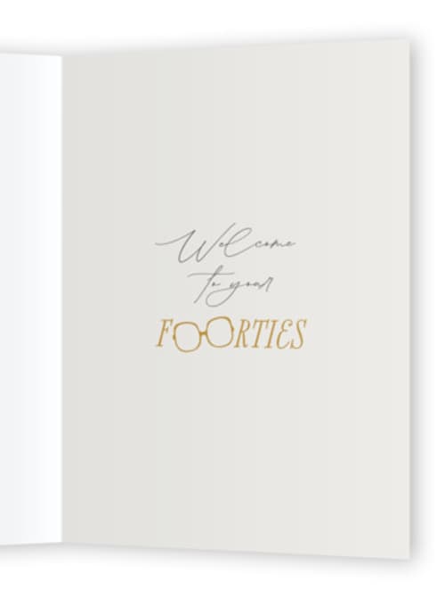 This is a mist birthday cards for him with standard by Gwen Bedat called presbyopia printing on signature in greeting cards