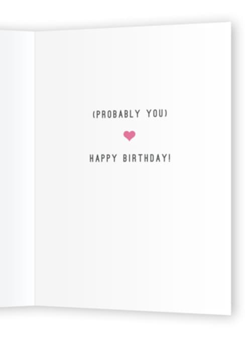 This is a dusty rose birthday cards for her with standard by Stacey Meacham called friends so long printing on signature in greeting cards