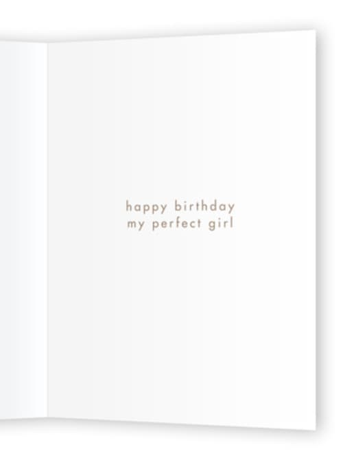 This is a bubblegum birthday cards for her with standard by Baumbirdy called everything printing on signature in greeting cards