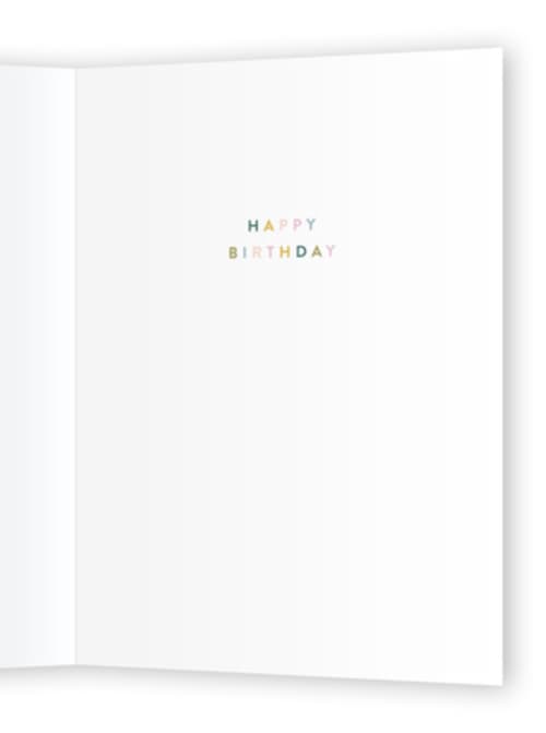 This is a peach birthday cards for her with standard by Alethea and Ruth called floral cake stand printing on signature in greeting cards