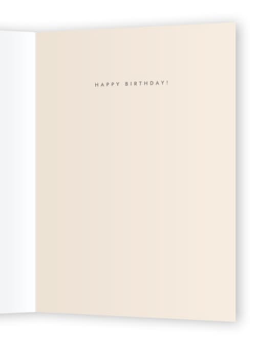 This is a vanilla birthday cards for her with standard by Sierra Lee called sprinkled with joy printing on signature in greeting cards