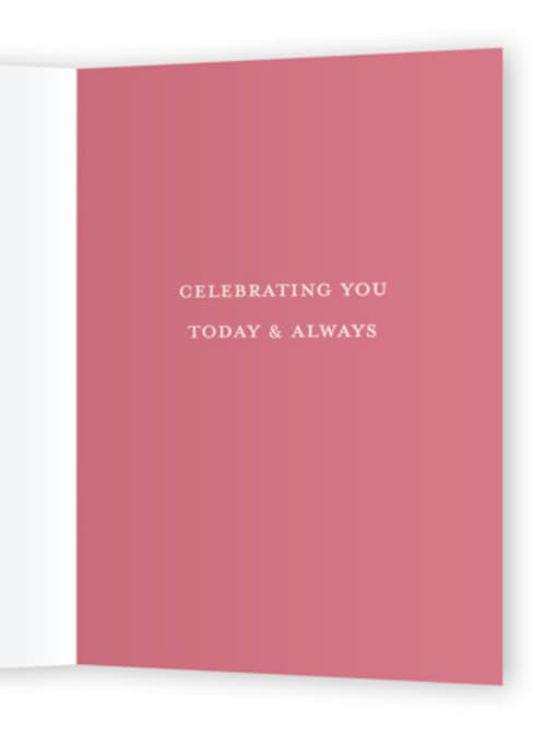 This is a rose birthday cards for her with standard by Teju Reval called pretty roses printing on signature in greeting cards
