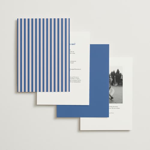 This is a cerulean foil stamped wedding invitations with foil pressed by Morgan Kendall called playbill printing on signature in standard