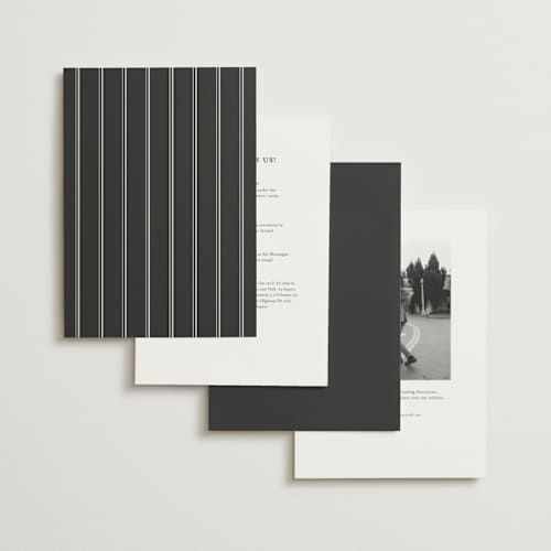 This is a midnight foil stamped wedding invitations with foil pressed by Ellen Schlegelmilch called museo printing on signature in standard