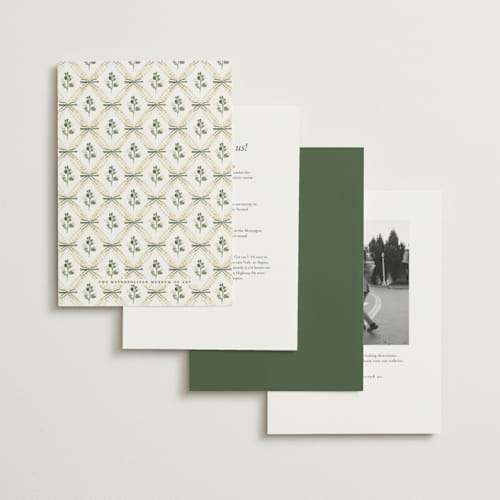 This is a amber foil stamped wedding invitations with foil pressed by Claudia Orengo called tuileries printing on signature in standard