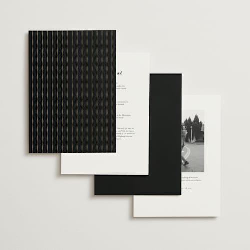 This is a onyx foil stamped wedding invitations with foil pressed by Ana de Sousa called nouveau flowers printing on signature in standard