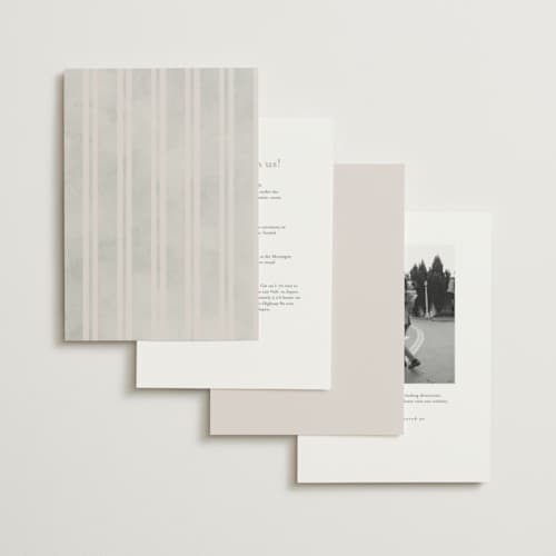 This is a dew foil stamped wedding invitations with foil pressed by Petra Kern called mountain love printing on signature in standard