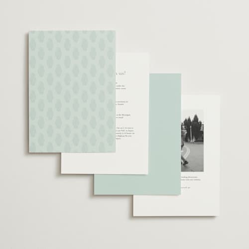 This is a mint foil stamped wedding invitations with foil pressed by Teju Reval called royal wedding printing on signature in standard