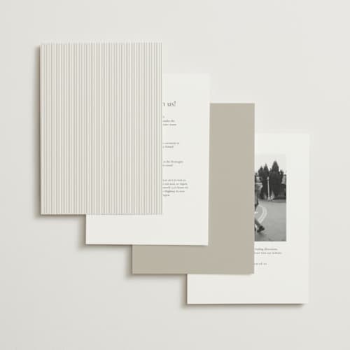 This is a silk foil stamped wedding invitations with foil pressed by Kelly Schmidt called golden ampersand printing on signature in standard
