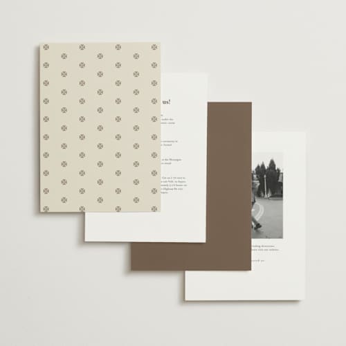This is a champagne foil stamped wedding invitations with foil pressed by Deynaaz Daraei called ahlum printing on signature in standard