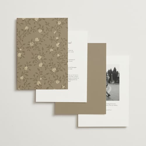 This is a lace foil stamped wedding invitations with foil pressed by Grae called meet me in the garden printing on signature in standard