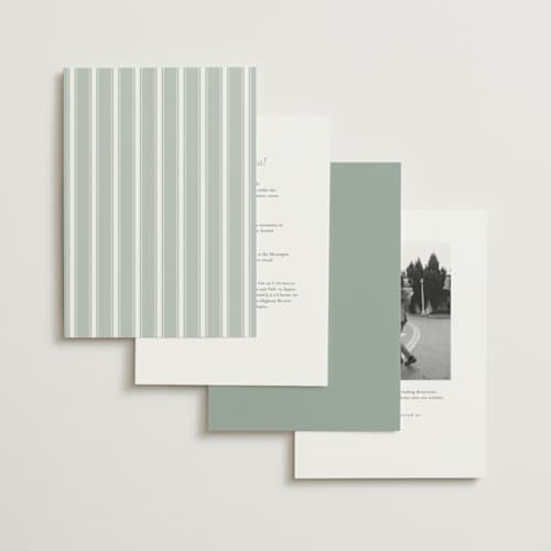This is a snowdrop foil stamped wedding invitations with foil pressed by Erin L. Wilson called meadow printing on signature in standard