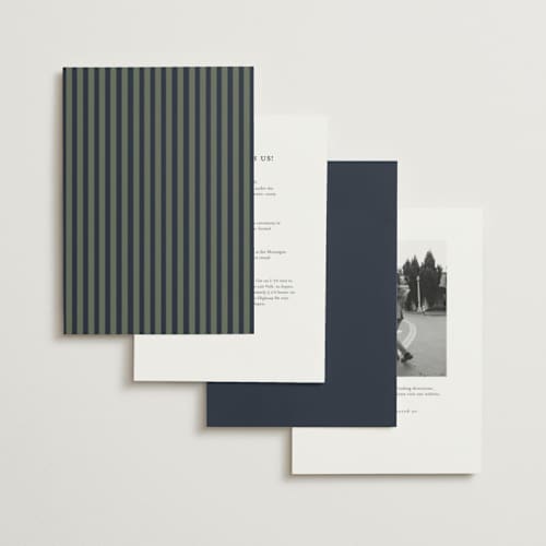 This is a midnight foil stamped wedding invitations with foil pressed by Maja Cunningham called chantilly printing on signature in standard