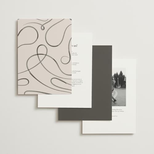 This is a tuxedo foil stamped wedding invitations with foil pressed by Corinne Malesic called bow printing on signature in standard