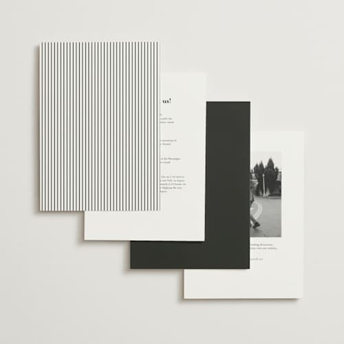 This is a tuxedo foil stamped wedding invitations with foil pressed by Carolyn MacLaren called timeless together printing on signature in standard