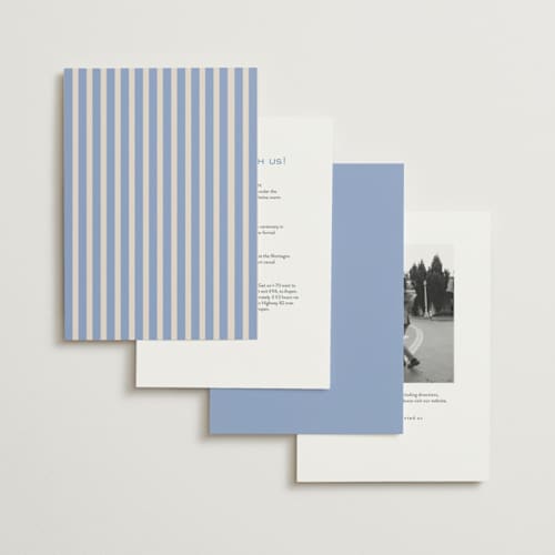 This is a canopy foil stamped wedding invitations with foil pressed by Pixel and Hank called threaded printing on signature in standard