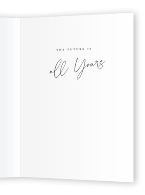 This is a diamond graduation cards with standard by Pixel and Hank called bow grad printing on signature in greeting cards