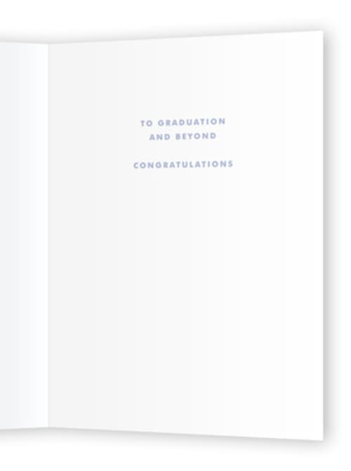 This is a persimmon graduation cards with standard by Baumbirdy called disney and pixar's next steps printing on signature in greeting cards