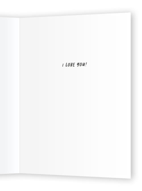This is a kraft friendship cards with standard by Jessica Corliss called all the days printing on signature in greeting cards